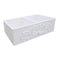 Nantucket Sinks Double Bowl Farmhouse Fireclay Sink with Filigree Apron FCFS3318D-Filigree - alternate 3